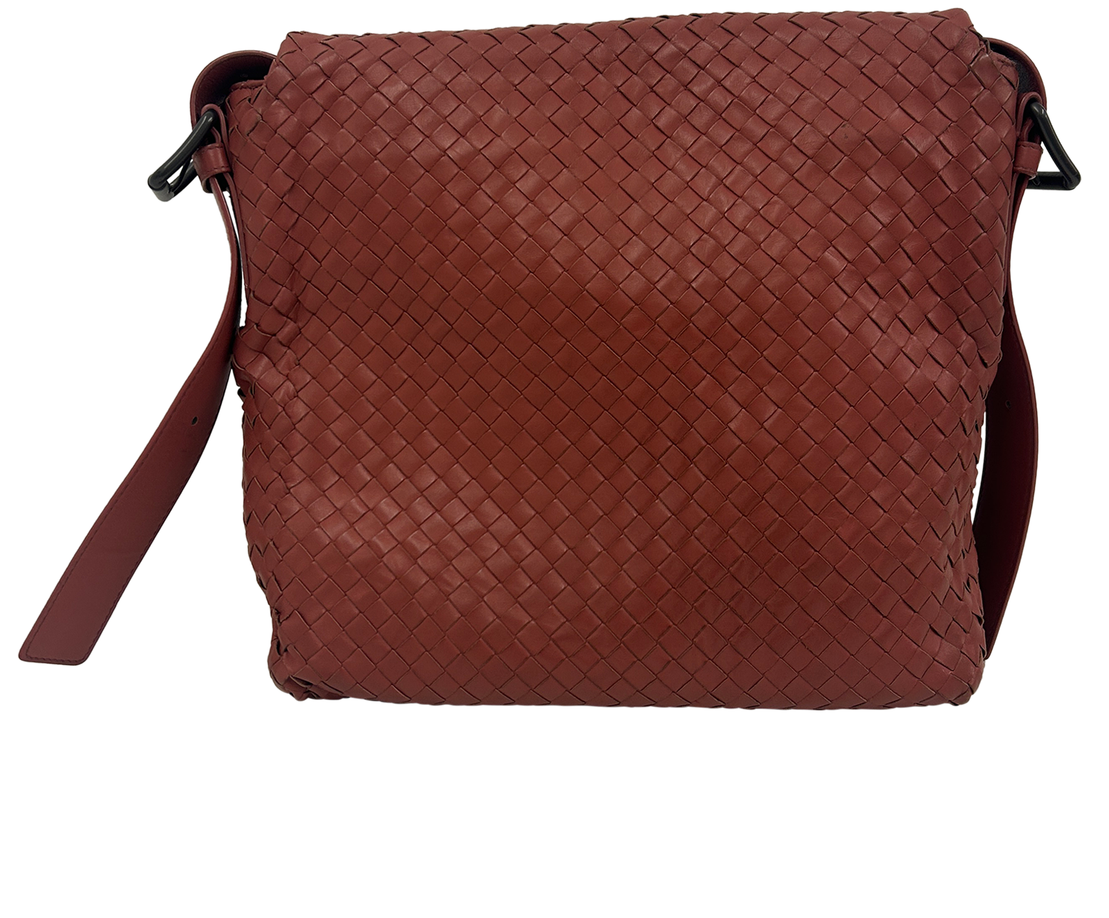 Messenger intrecciato, 550&euro;, Rosado, Animal - Piel, Vista trasera